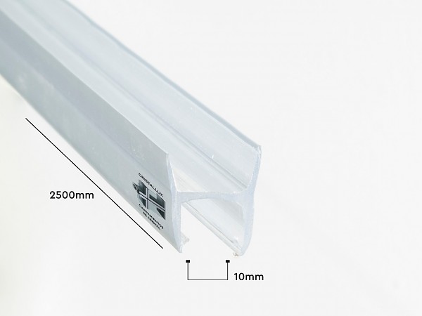 Junta de PVC para cortina de cristal en forma "H"